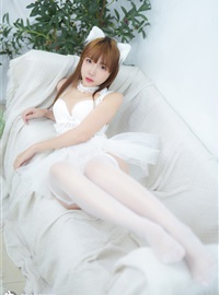 Rabbit Play Picture B99.001 White wedding dress with Hatsune Miku(5)